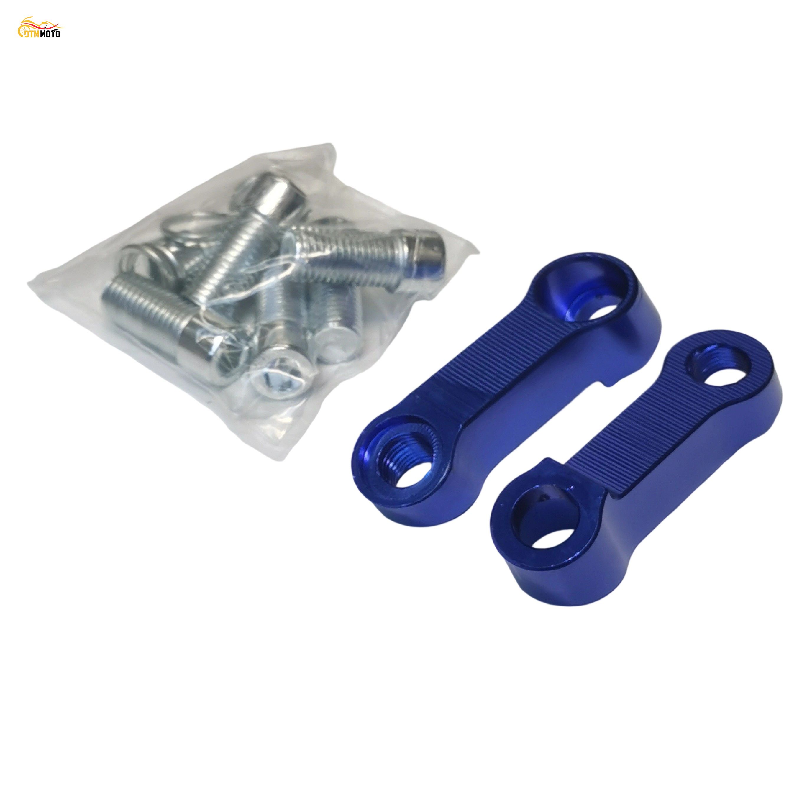 CNC Aluminum Block Motorcycle Rear-view Mirror Adjustable Lengthening Widening Bracket
