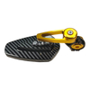 Handle Bar End Mirror CNC Aluminum 3 Angle Type Carbon Print